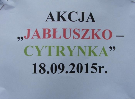 Powiększ obraz: Akcja Jabłuszko - Cytrynka 2015